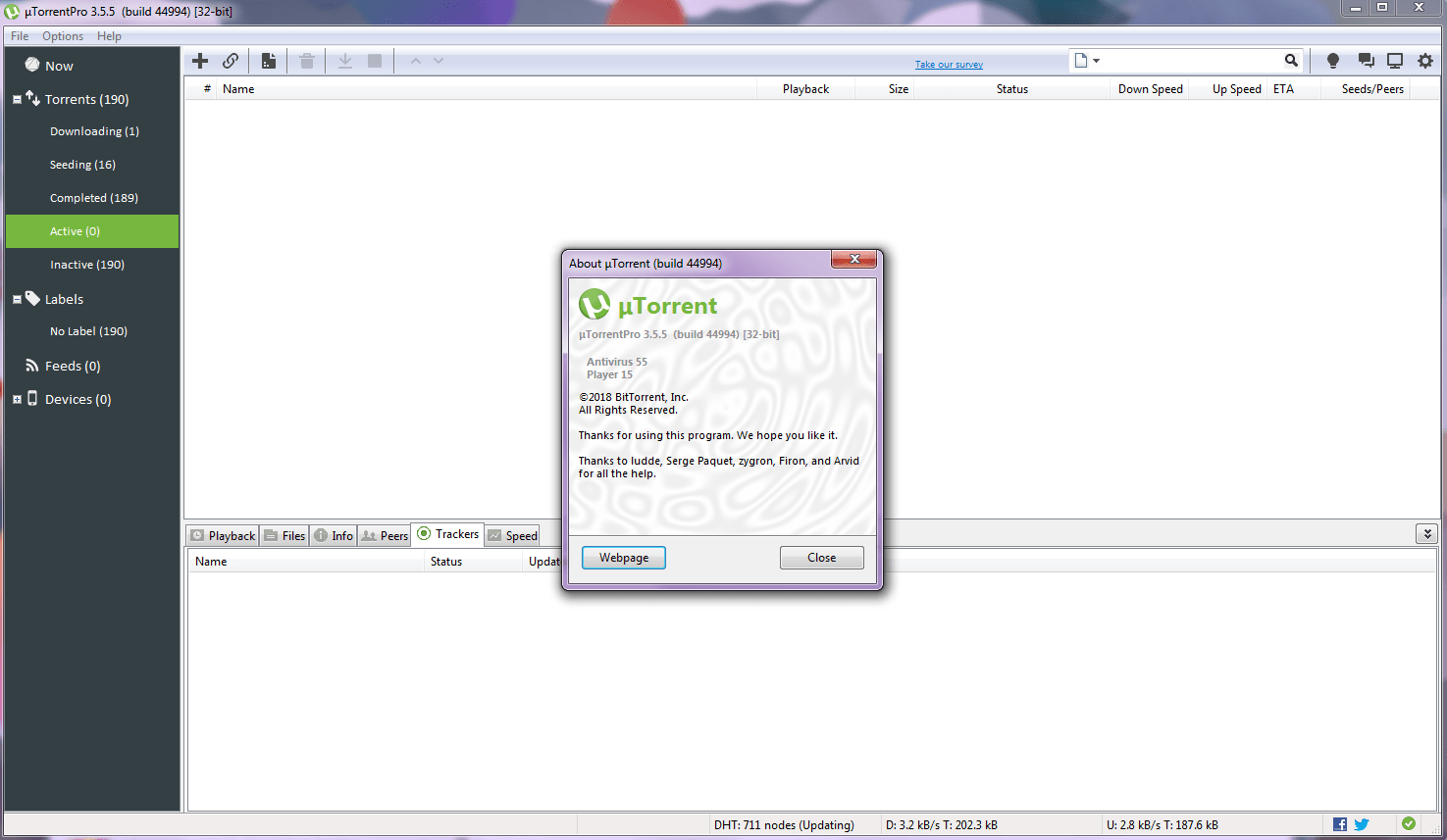 UTorrent Pro Crack 3.6.6 Build 44841
