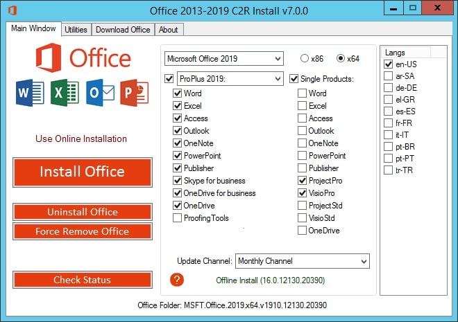 Microsoft office 2016 Crack With Activator+product key Full
