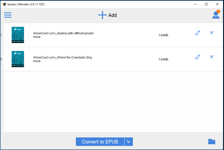 Epubor Ultimate Converter Registration Code Free Download