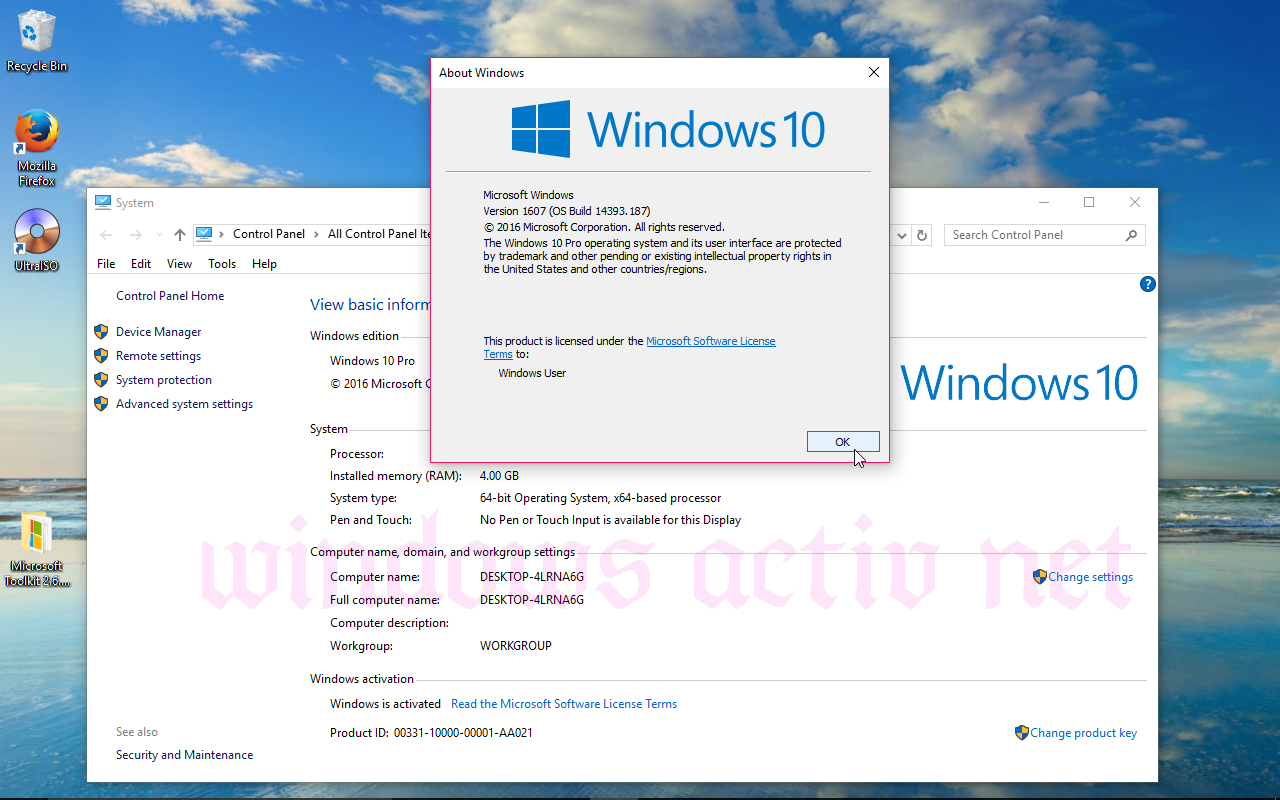Windows 10 Activator Download For 32-64 Bit