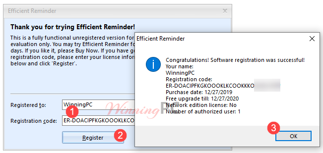 Efficient-Reminder-RegistrationCode