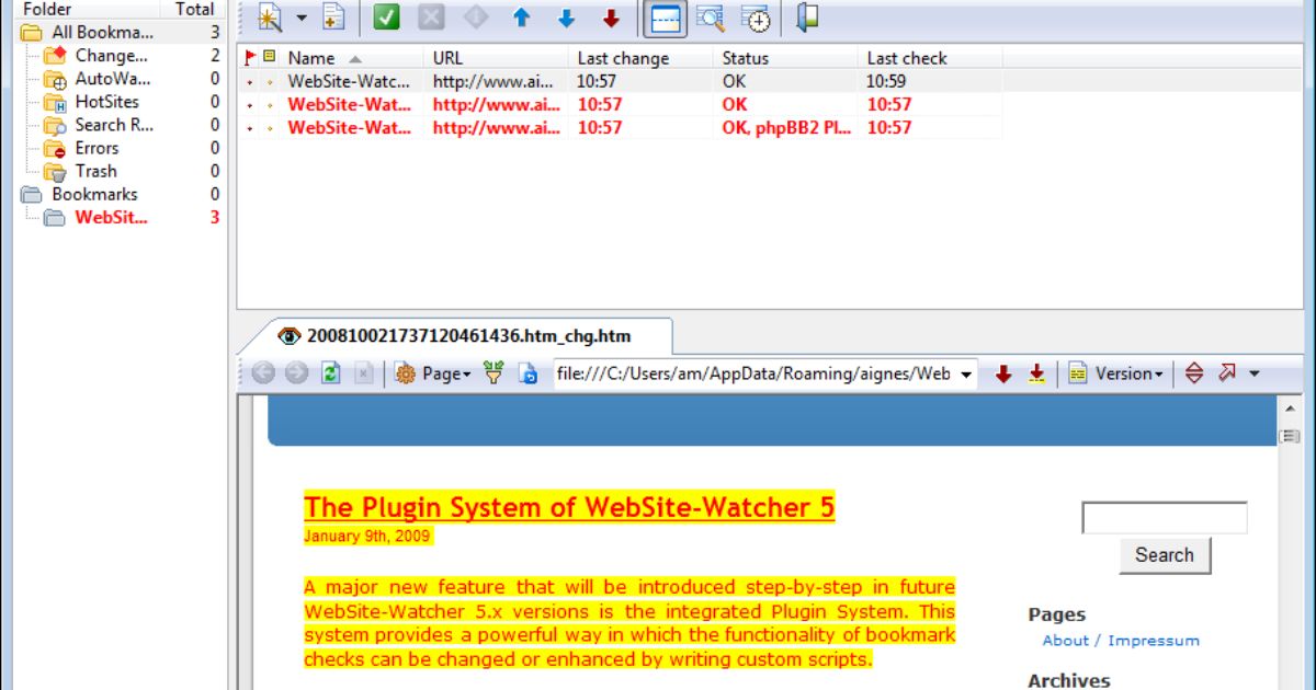 WebSite-Watcher Full Version