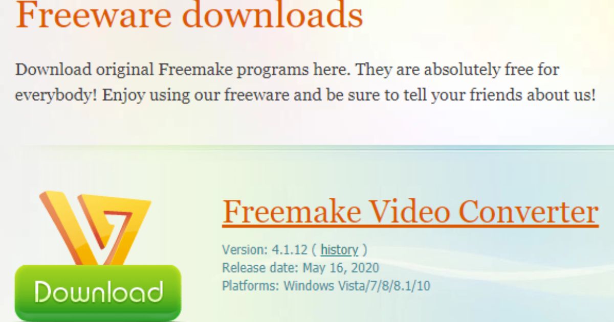 Freemake Video Downloader 