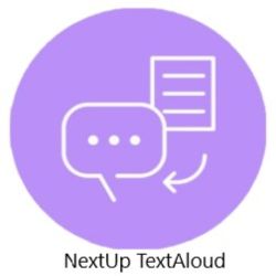 NextUp TextAloud Logo