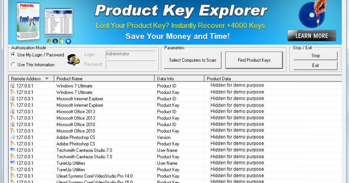 Product Key Explorer Serial Key